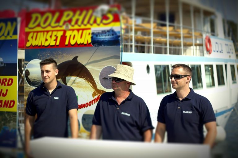 Unsere team, dass fahrt Schiff jeden Tag